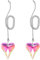 PATIKIL 21 Inch Crystal Ceiling Fan Pull Chains, 2 Pcs Beaded Ball Fan Pull Chain New Heart Ceiling Fan Extender with Ball Chain Connector for Ceiling Light Lamp Fans, AB Color