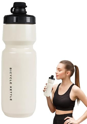 Borraccia per bici da strada, 720 ml, bottiglia d'acqua da spremere, ad alta capacità, a prova di perdite, struttura antiscivolo, design unico per ciclismo, viaggi