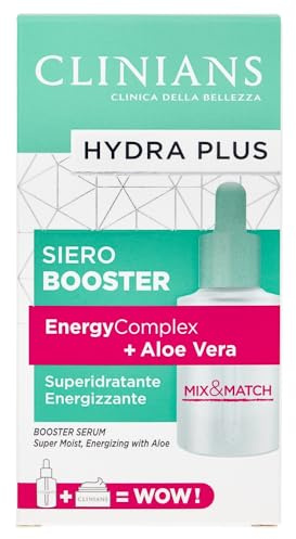 CLINIANS | Hydra Plus Booster Serum, Dermatologisch Getestet, Made in Italy, 30 ml