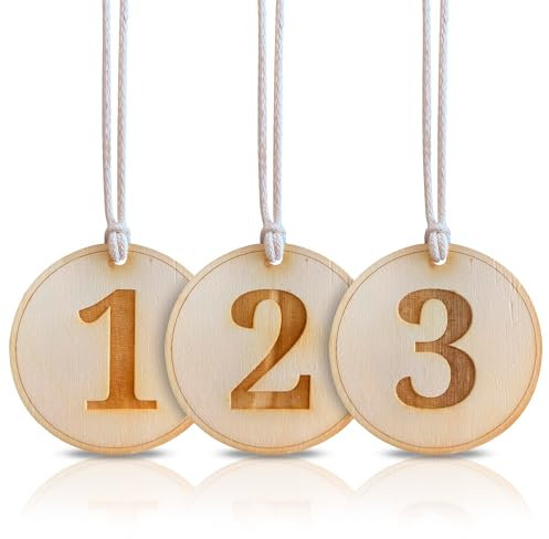 Very Important Runner - Set 3 Medaille Laufen in Holz - Medaillenset für Kinder und Erwachsene, Personalisierbare Rückseite, Sportmedaillen