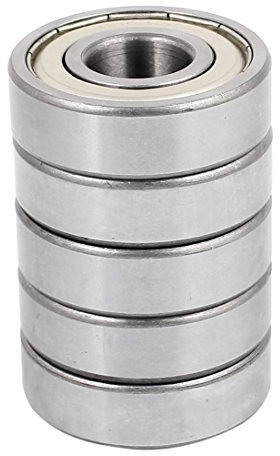 Geräuscharme Stahlkugel mit tiefer Nut und niedriger Geschwindigkeit, 20 x 47 x 14 mm, 5 Stück