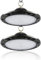 100W UFO LED Werkstattleuchte, 12800LM 6000K Superhelle LED Hallenleuchte, IP66 Wasserdichte Werkstattleuchte, Industrielle Werkstattlampe für Garagen, Lager, Werkstätten, Fabrikbeleuchtung - 2 Stück