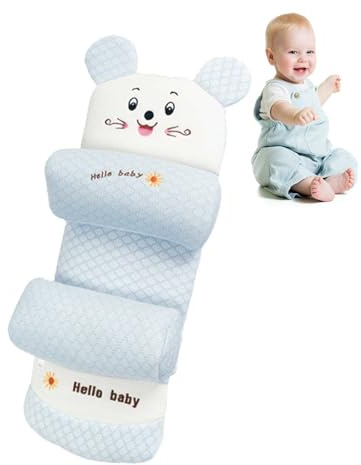 ergonomisches Lagerungskissen, bequemes Kopfkissen, Anti-Roll Pillow, Kühlendes Schlafkissen, Zierkissen, Weich und atmungsaktiv, für Seiten, Rücken & Bauchschläfer 42X17 cm (C)