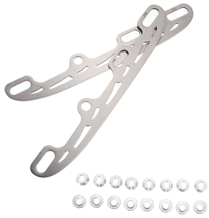 Toyvian Skating Ersatzkufen Metall Eislaufkufen Aus Edelstahl 290mm Mit Kantenstopfen Für Rolle Und Hockeyschuhe