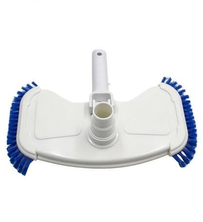 Brosse de piscine avec raccord d'aspiration - Brosse aspirateur de piscine pour sol et mur - Aspirateur de sol de piscine pour système de filtre à sable - Brosse de nettoyage de piscine avec raccord