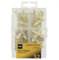 CORAL 81400 Easy Hanger Assorted Picture Hook Kit for Wall Art and Mirrors with 4 Hook Sizes 52 Piece Pack Set