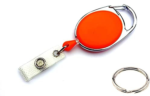 Waizmann.IDeaS® 1x Patentiert Ausweisjojo Jojo Zipper Kartenhalter Ausweishalter reißfester POWERCORD Schnur Schlaufenclip