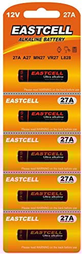 5 Stück 27A 12V, A27, MN27, V27GA, L828 Alkaline Batterie EINWEG EASTCELL