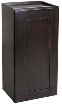 Design House Brookings Shaker Fully Assembled Wall Kitchen Cabinet W1536, 15 W x 12 D x 36 H, Brown, Solid Wood, 568972