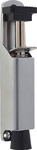Satin Chrome 180mm Foot Operated Door Stop Holder