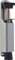 Satin Chrome 180mm Foot Operated Door Stop Holder