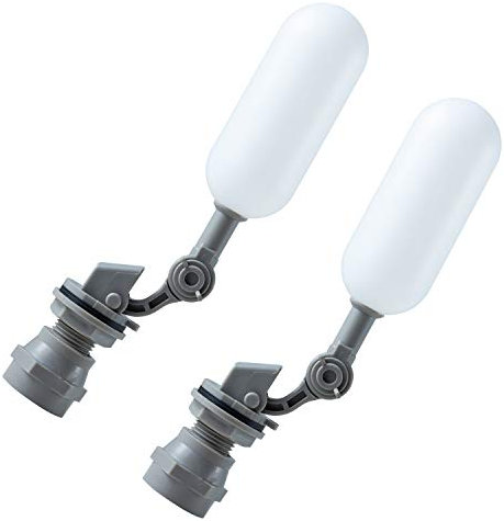 NPT Mini Float Ball Valve Set 1/2 Automatic Fill Humidifier Tank Pond Shut-Off Water Float Ball Valve Set of 2