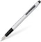 CROSS Classic Century Brushed Chrome Fountain Pen with Polished Black PVD Appointments