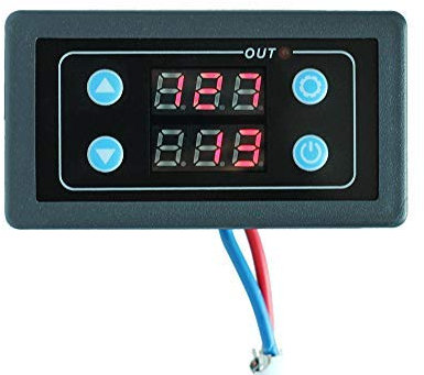 Time Relay Module, AC 85-265V Timer Cycle Control Digital Dual Display Delay Timer Switch Adjustable Module