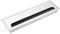 MroMax Cache-câble rectangulaire en alliage d'aluminium pour organiser les câbles Blanc 280 x 80 mm