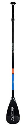 STX Carbon 80 3-teiliges SUP Stand Up Paddle Boarding Paddle - Schwarz Blau - Unisex - 3-teiliges SUP Paddel - 80% Carbon Welle