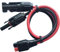 Apoi Solar-Stromanschluss, tragbares Solarkabel-Set, Adapter, Solar-Ladekabel, kompatibel mit Anderson für Goal Zero Yeti, Suaoki, Renogy, tragbarer Solargenerator, Powerstation, 10 AWG, 35 cm