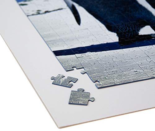 Puzzle Karton zum Aufkleben von Puzzles - 50x70cm (5 Stück) - selbstklebend - mit Aufhänger - Stärke: 2,5mm