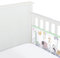 BreathableBaby, Klassisches 3 mm atmungsaktives Netzfutter für Kinderbetten mit 120 x 60 cm oder 140 x 70 cm Matratze, Regenwald, deckt 2 Seiten ab, Nicht gepolsterte einlagige Nestchen-Alternative,