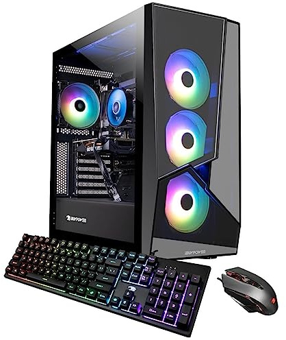 iBUYPOWER Pro Gaming PC Desktop TraceMR 216i (Intel i7-11700F 2.5GHz, GeForce RTX 3060 12GB, 16GB DDR4 RAM, 480 GB SSD, WiFi Ready, Windows 11 Home)