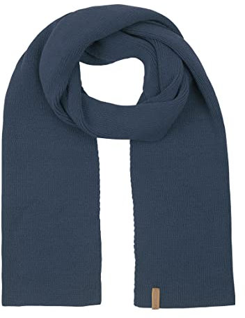 riverso Herren Schal RIVLiam Strickschal Männerschal Winterschal Langschal Basic Einfarbig 100% Acryl Herbst Winter Einheitsgröße (One Size, Navy)