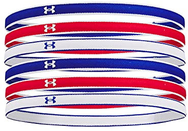 Under Armour Womens Headbands Damen Ua Mini-Haarbänder – 6Er-Pack, RYL, 1286016, OSFA