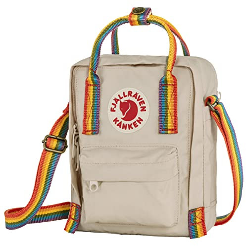 Fjällräven Unisex Erwachsene Umhängetasche Kanken Rainbow Sling Beige NS