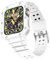 VeveXiao Compatible con Apple Watch Band con Case Series 7 (45mm, 41mm) y Series 6/SE/5/4 (44mm, 40mm), funda protectora resistente con correa para iWatch 7 para hombre y mujer (38/40/41mm, White)