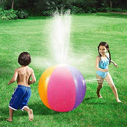 Mr. Gadget's Solutions Balles de plage gonflables de 50,8 cm pour enfants – Jouets de plage pour enfants et tout-petits, jeux de piscine, activités de plein air d'été – Couleur arc-en-ciel classique