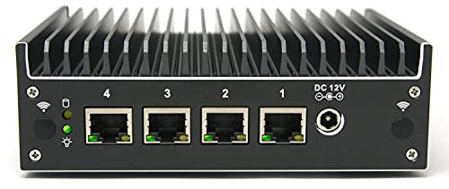 Protectli Vault Pro VP2420-4 Port, Firewall Micro Appliance/Mini PC - Intel Celeron J6412, 2.5G Ports, DDR4 RAM, M.2 SSD Storage, AES-NI, 16GB RAM, 480GB SSD