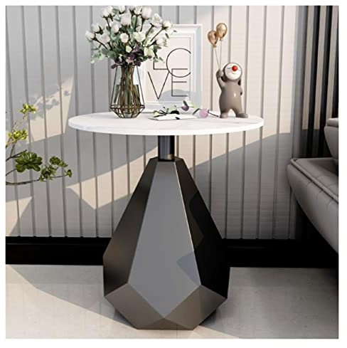 Beistelltisch Klein Wohnzimmertisch Moderner runder kleiner Beistelltisch, Nachttisch und Nachttisch, for das Wohnzimmer und Schlafzimmer, Konferenztisch, Kaffeetisch, Besprechungstisch for Büro, Sitz