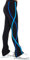 ZMIN Eiskunstlauf-Leggings, Eislauf-Strumpfhose Für Damen, Gerade Geschnittene Skate-Hose, Warme Eislauf-Schwarz-Leggings,B,XL