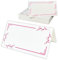 50 Stück – Tischkarten Hochzeit Geburtstag Platzkarten, Namensschilder Tisch Namenskarten – Rosa, 90 x 50 mm