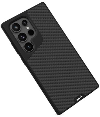 Mous - Hülle für Samsung Galaxy S24 Ultra - Carbonfaser - Limitless 5.0 - Handyhülle S24 Ultra MagSafe-Kompatibel Case - Schutzhuelle