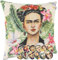 Kissenbezug Dekokissen Gobelin Kissen Sofakissen Kissenbezüge Kissenhülle Zierkissen Pop Art Motiv beidseitig Bedruckt Frida Tropical 40x40cm ohne Füllung