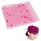 OLYCRAFT 1M Roter Schleier Netzstoff Mit Kleiner Kugel 45cm Breit Braut Hochzeitsschleier Netz Vogelkäfig Schleiernetz Fascinator Mode Netzstoff Für Die Herstellung von Braut Kopfschmuckschleier