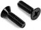 Tornillos avellanados M4 x 8 mm, rosca completa, acero inoxidable 304 acabado negro, 50 unidades