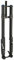 MTB Forcella rovesciata Sospensione pneumatica 26 27.5 29 DH Forcella per Mountain Bike Viaggio 160mm Ritorno Regolabile Blocco Manuale Perno Passante Boost 15 * 110mm