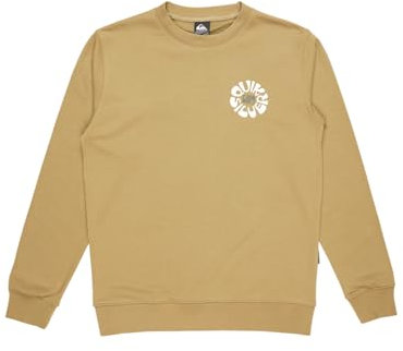 Quiksilver Homme Graphic Mix Crew Sweater, Aloe, L EU