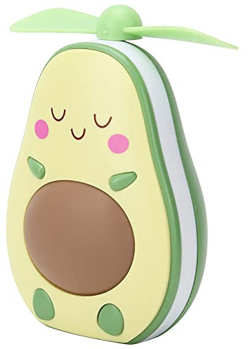 SUNGOOYUE Mini Ventilador USB LED, Accesorio de Refrigeración Recargable con Espejo de Maquillaje de Mano (ventilador de aceite)