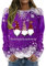 Hässliche Weihnachtspullis Damen Basic Jumper Oversize Freizeithemd Bequem Sweater Rundhalsausschnitt Pulli Christmas Sweat Weihnachtspullover Damen Hässlich Weihnachtssweatshirt Damen