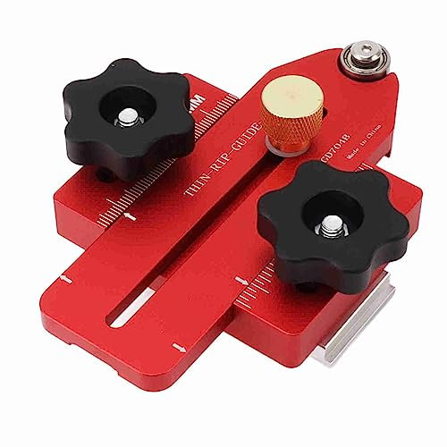 TOPINCN Extended Thin Rip Jig Table Saw Jig Guide for Repeat Narrow Strip Cuts, Woodworking Tools for Table Saw Band Saw Router Table