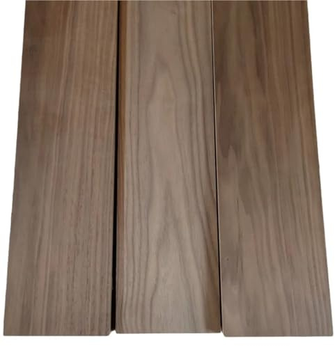 MULANGDI Panneau en Bois de Noyer Noir épaisseur 1 mm-5 mm brunissage Bois Massif Bricolage modèle de Construction Fait Main matériau(10X20,4mm)