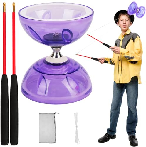 Diabolo,Diabolo mit Kugellager, 12 cm Durchmesser,ein Jonglierspielzeug