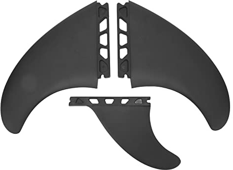MechKit Surf Fin Set Flexibel, stabil, leicht, langlebig, PVC-Surfbrettflossen für aufblasbare Surfbretter, Longboards, Stand-Up-Paddleboards, 3 Stück