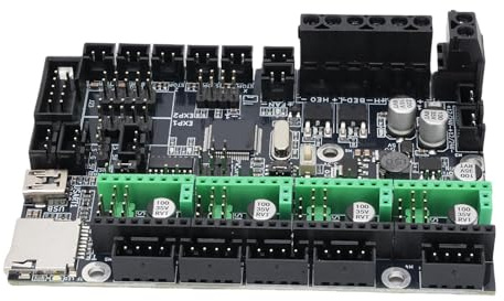 Luocute 3D-Drucker-Motherboard, Leiser Mainboard-Ersatz für Ender 3 Pro Ender 3 V2, mit Hitzeleckschutz, Fortschrittliche Schaltung für Präzises Drucken