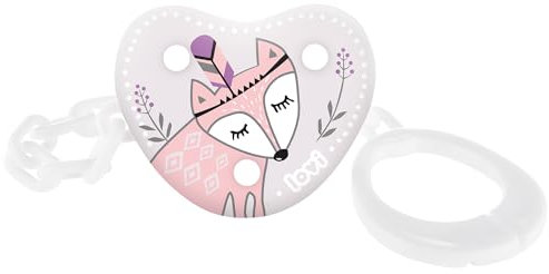 LOVI Schnullerkette, Praktisches Clip-System für leichteres Öffnen und Schließen, BPA frei, Sichere Form Schützt vor Verlust, Indian Summer Girl