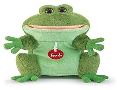 Trudi Handpuppe Frosch Puppen und Plüschpuppen Theater. Kinderspiel. Geschichten erzählen und erschaffen. Dekorativer Plüsch. | 19x23x15cm Größe S | Puppets | Modell 29804