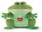Trudi Handpuppe Frosch Puppen und Plüschpuppen Theater. Kinderspiel. Geschichten erzählen und erschaffen. Dekorativer Plüsch. | 19x23x15cm Größe S | Puppets | Modell 29804