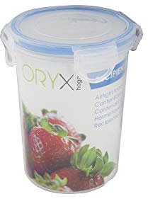 ORYX Recipiente Hermetico Plastico Redondo 440 ml. Ø 9.5x12.5 (Alt.) cm.